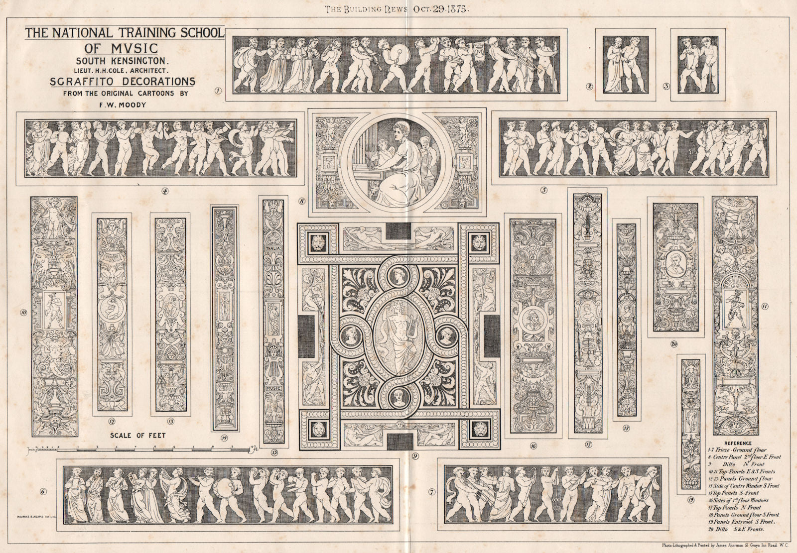 National Training School of Music, South Kensington. Lt. H.H. Cole Archt 1875